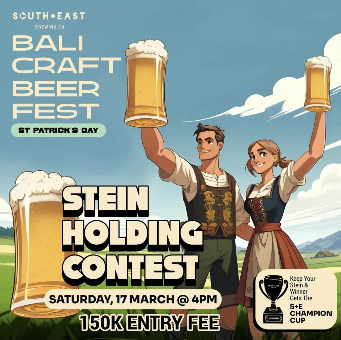 Drink Stein Holding Contest 10661