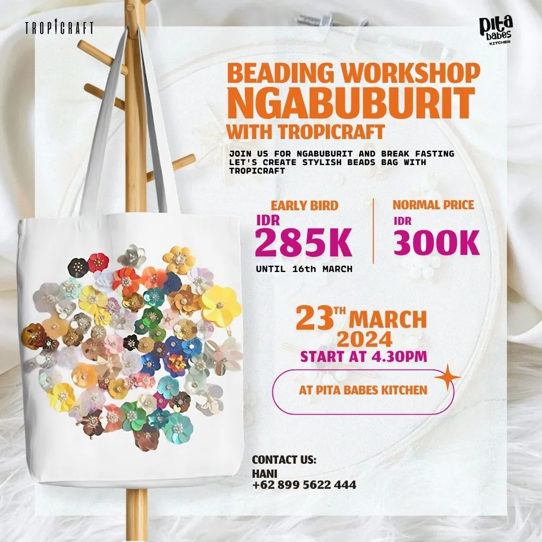 Art Beading Workshop and Ngabuburit with Tropicraft 13210