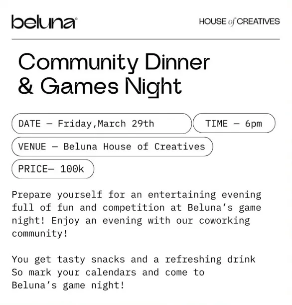 Game Community Dinner & Games Night 11682
