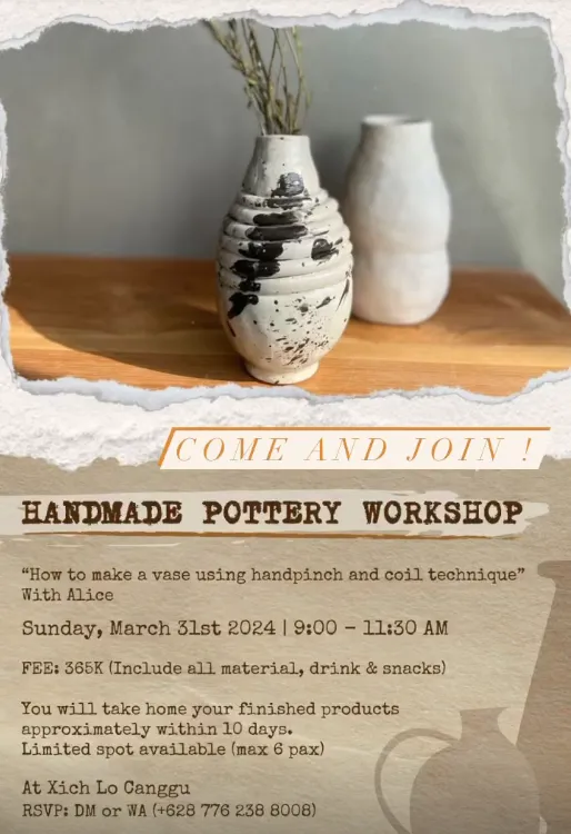 Art Handmade Pottery Workshop 11045