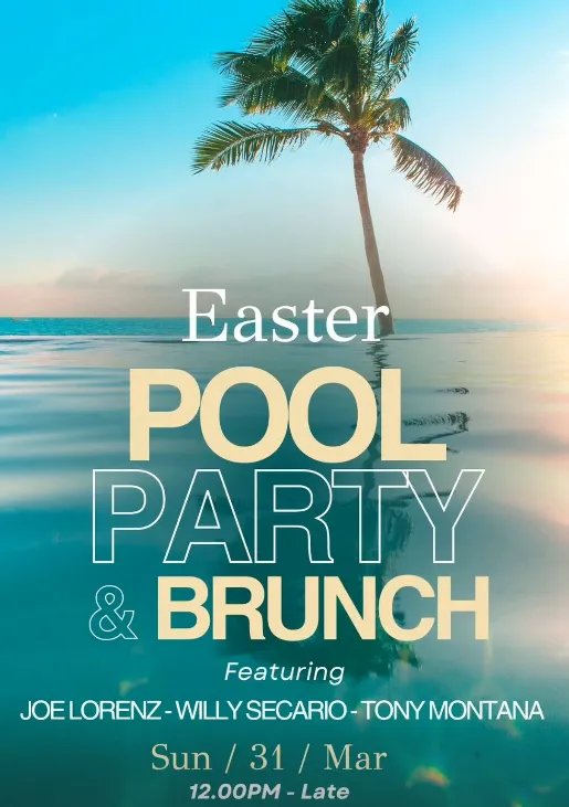 Party Easter Pool Party & Brunch 6599