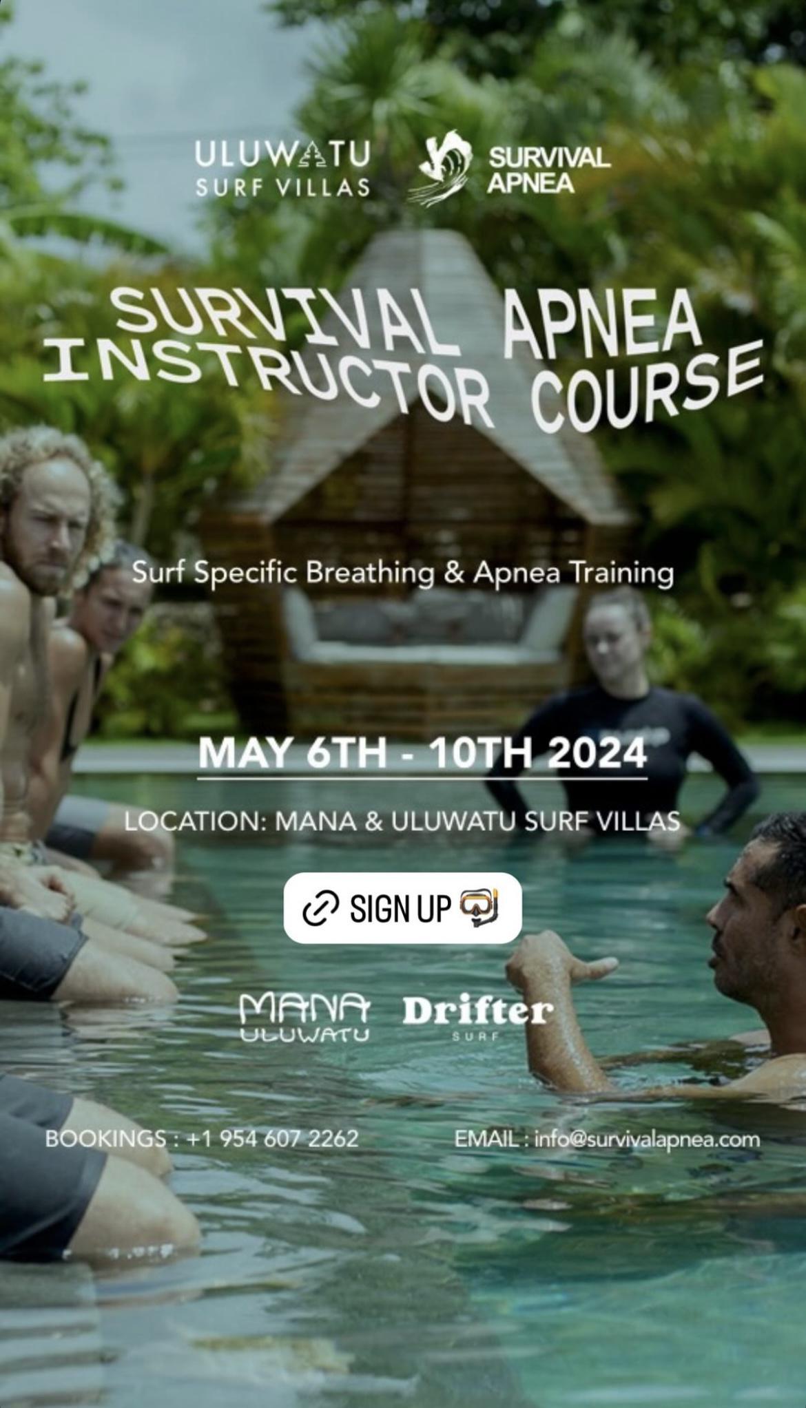 Master class Survival Apnea Instructor Course at Mana Uluwatu 6718