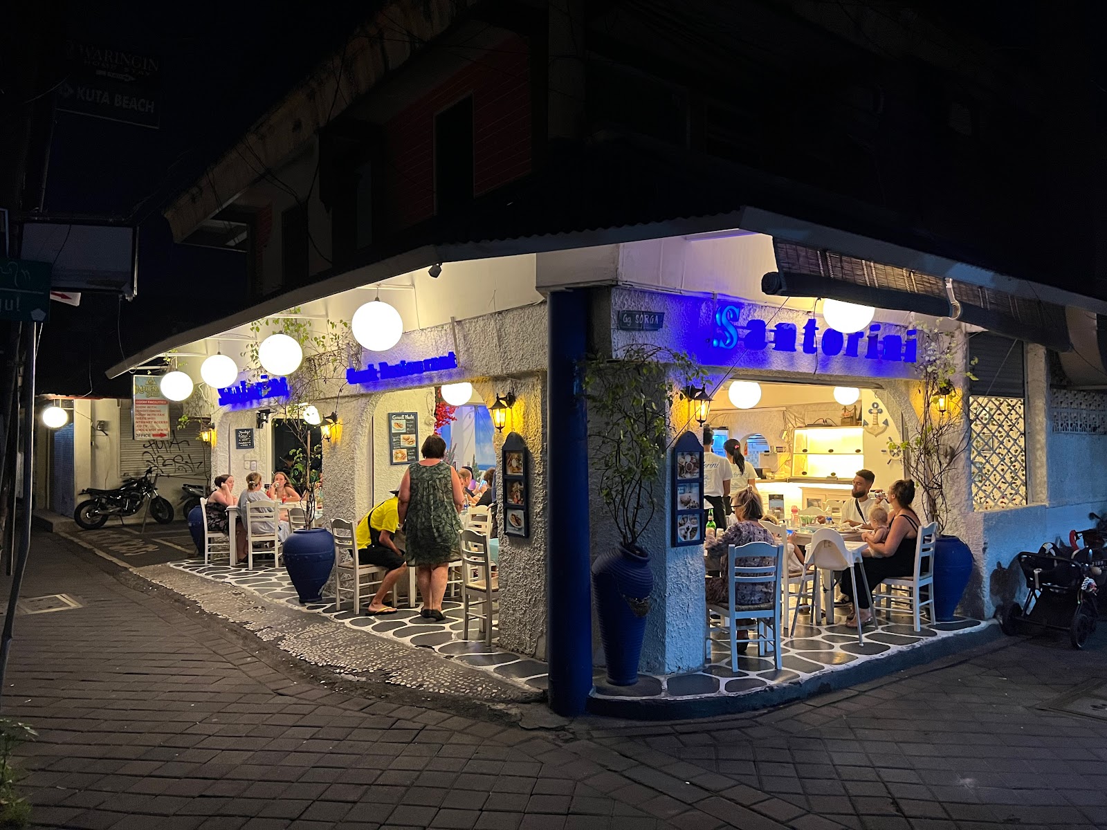 Santorini Greek Restaurant Kuta