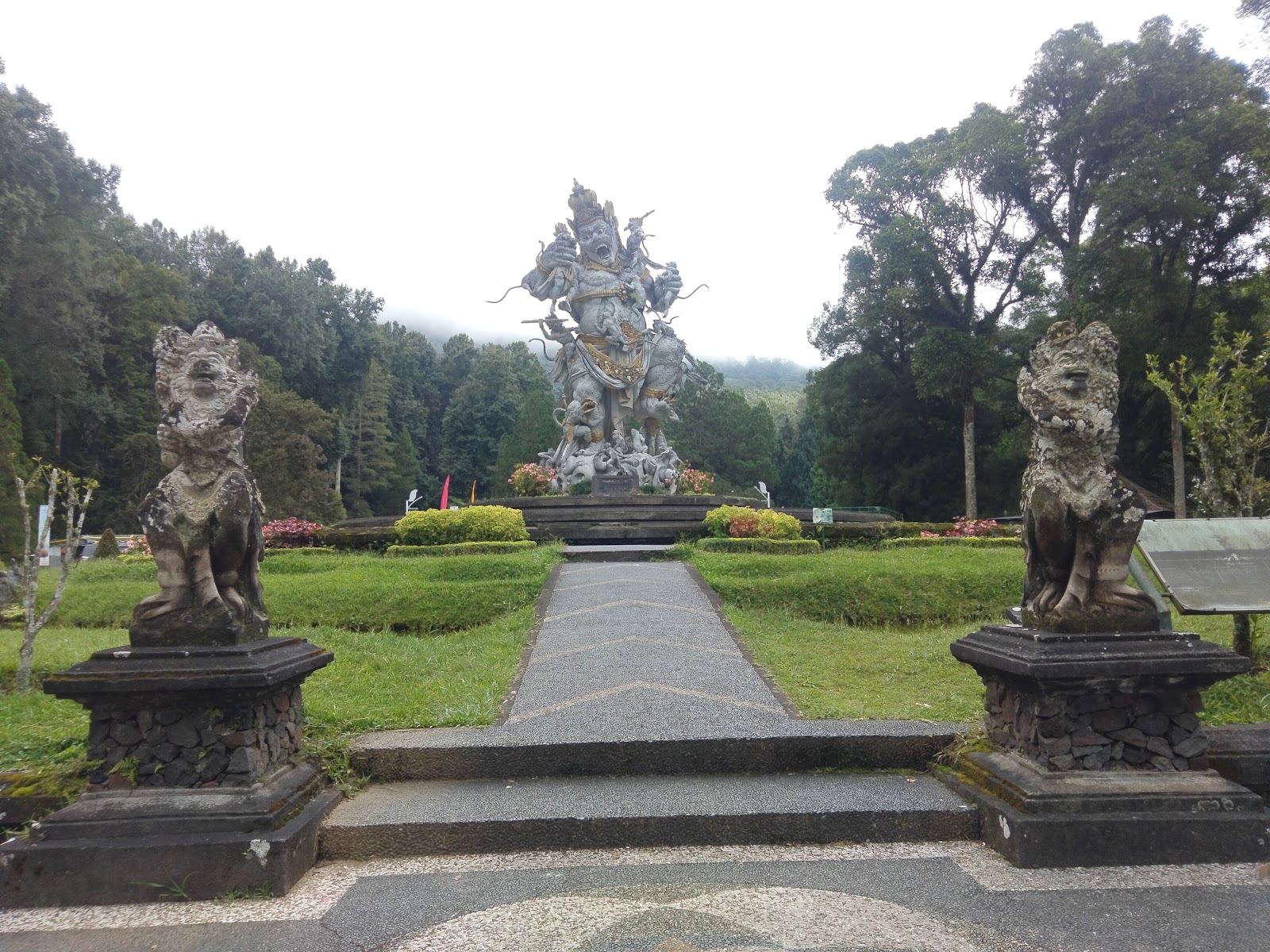 Walking route Kebun Raya Bedugul Botanical Garden 143642