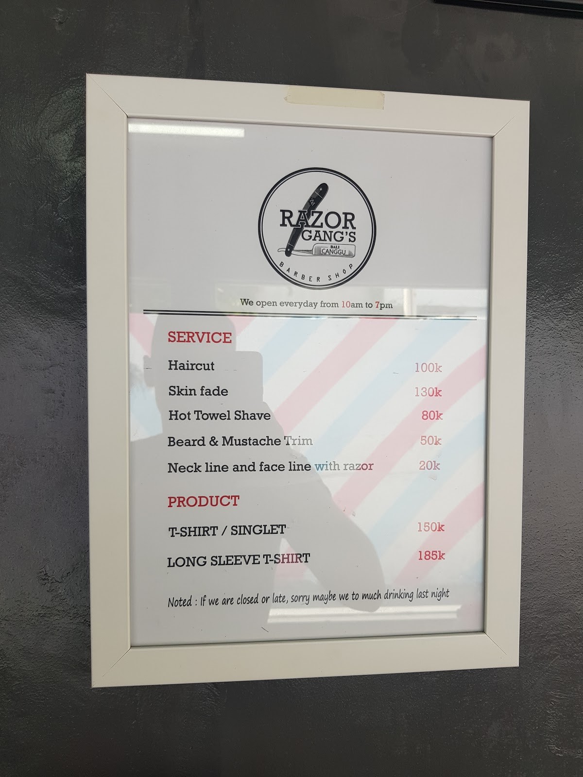 Razor Gangs Barbershop