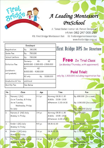 kindergarten First Bridge Montessori School 101194