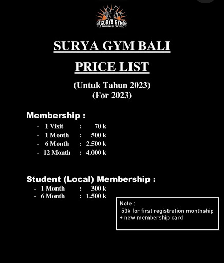 Gym Surya Gym Bali 142197