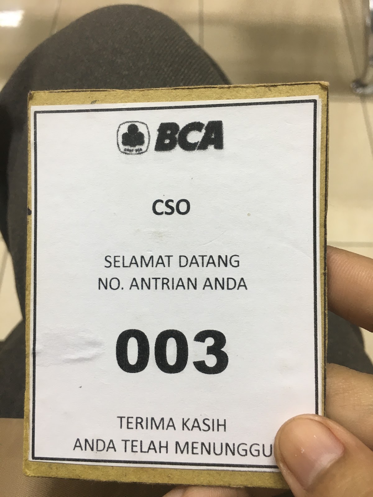 Bank BCA KCP Kas Pecatu 104499