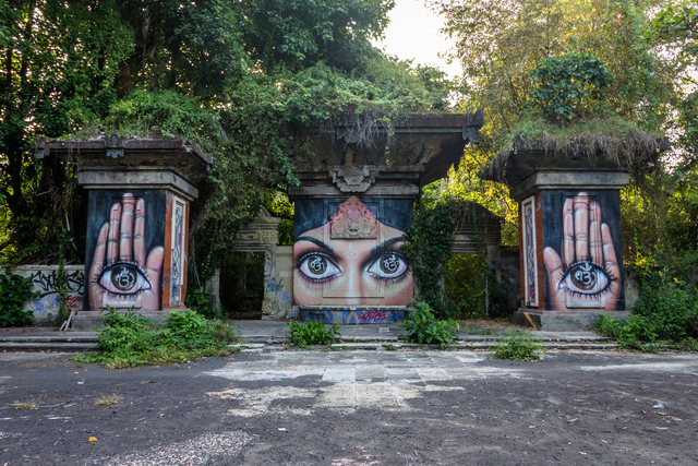 Abandoned place Abandoned Taman Festival Park in Sanur 20492