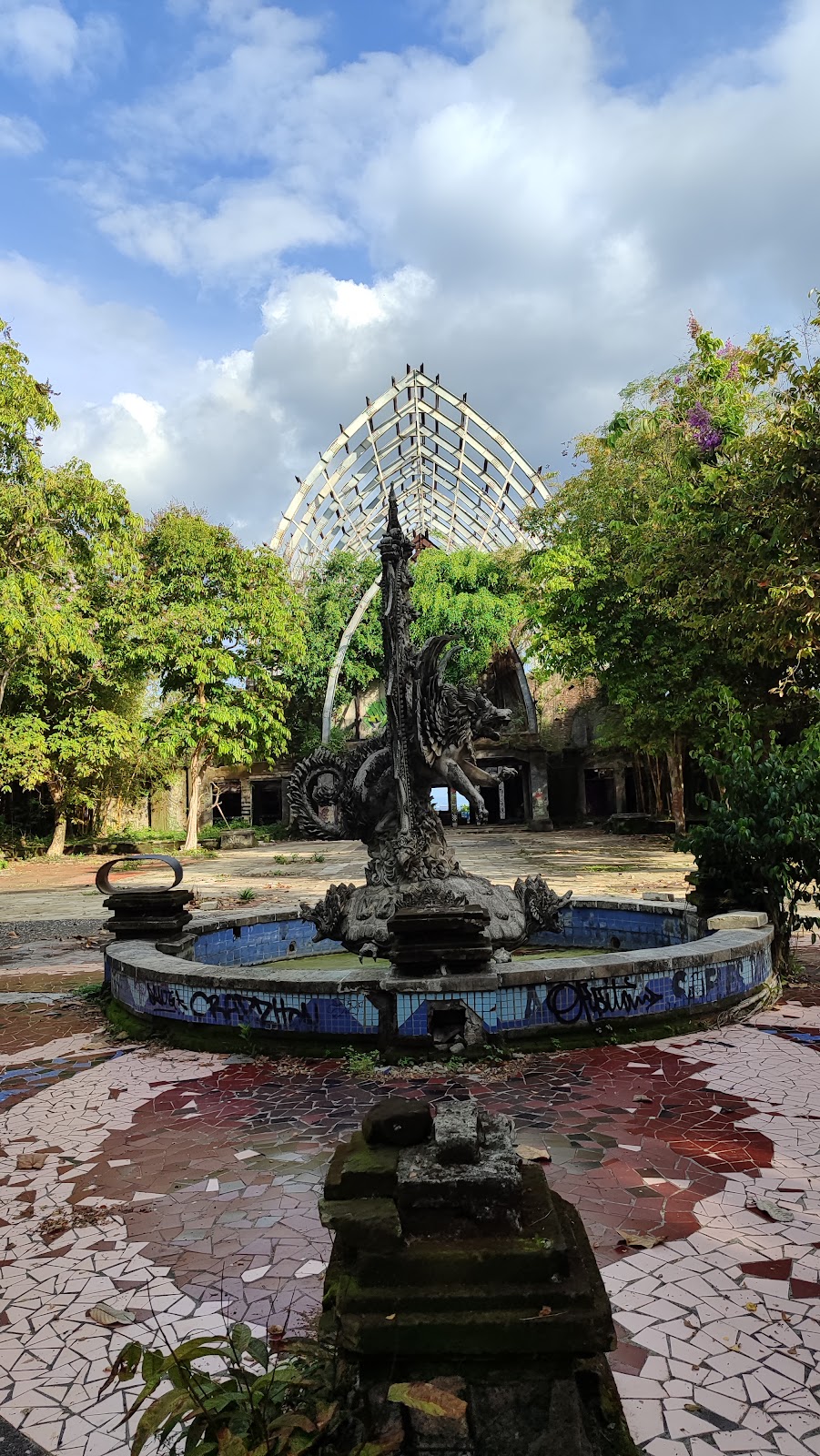 Abandoned Taman Festival Park in Sanur