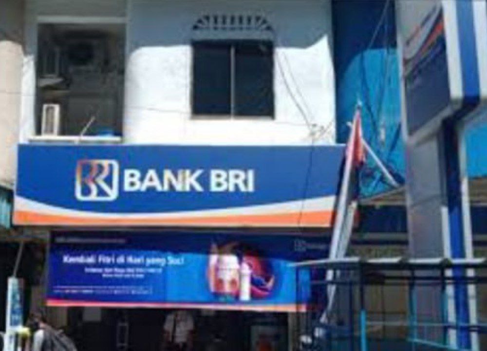 ATM Bank BRI in a bank branch 104784