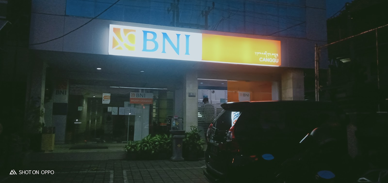 BNI ATM at Bank Branch