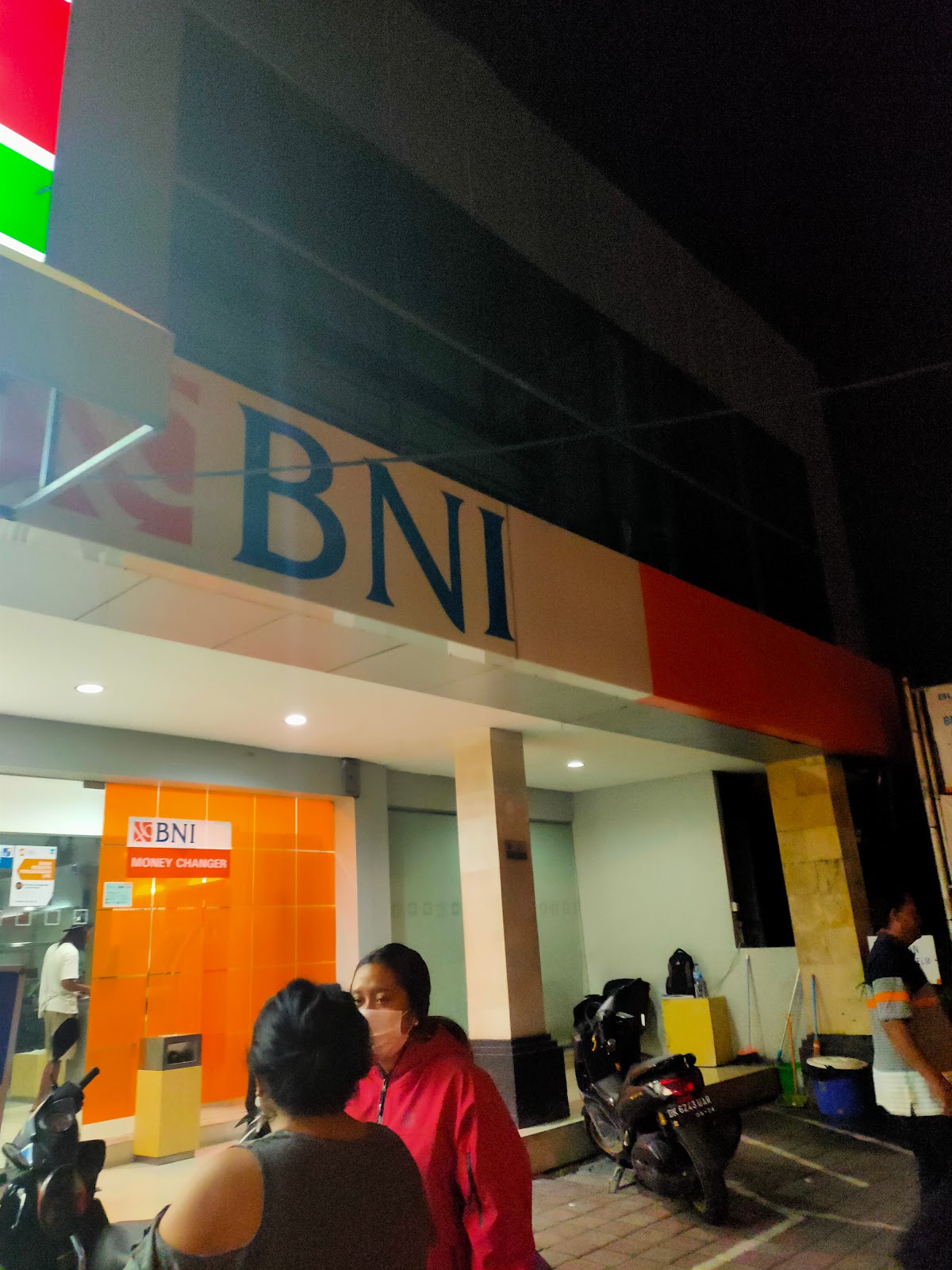 BNI ATM at Bank Branch