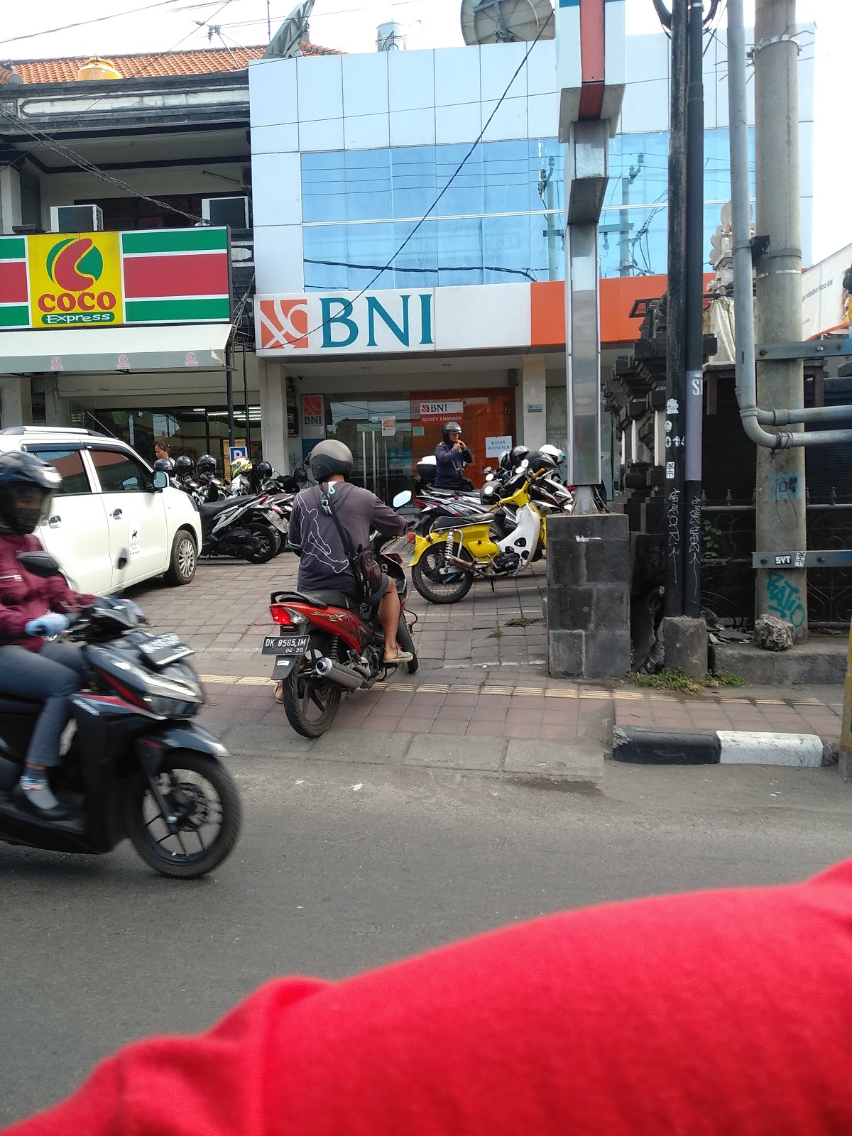 BNI ATM at Bank Branch