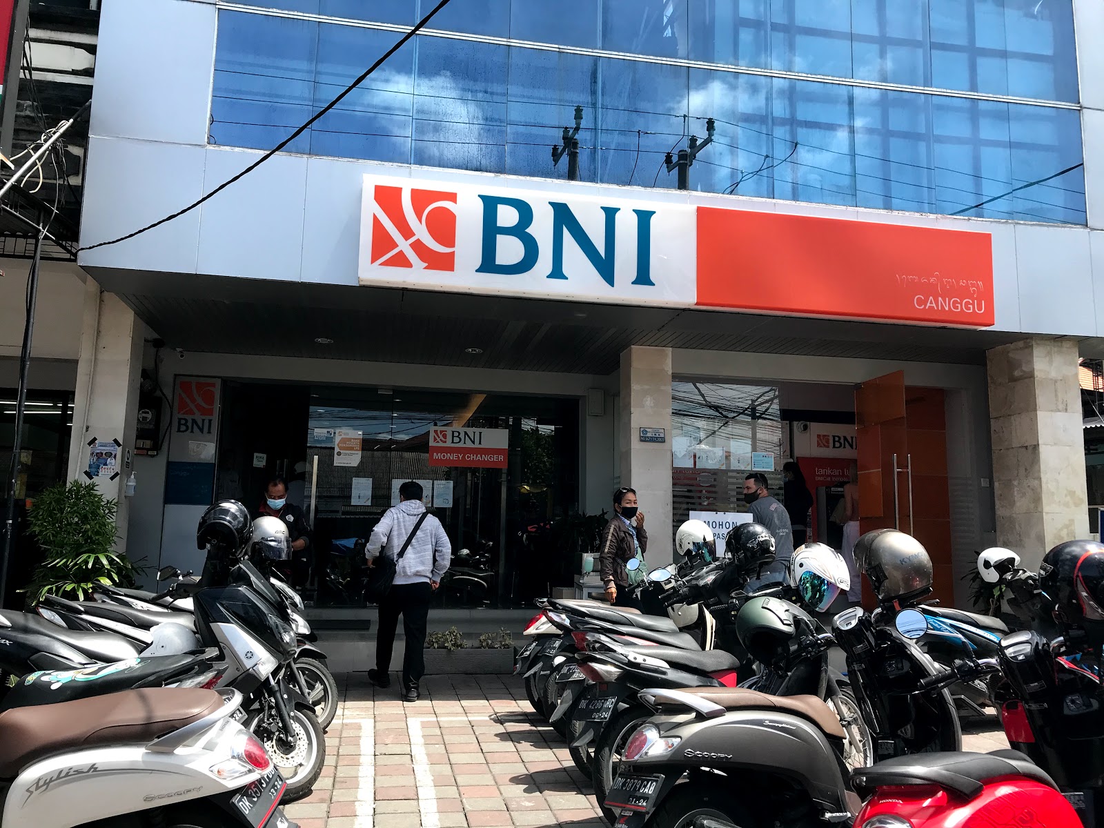 BNI ATM at Bank Branch