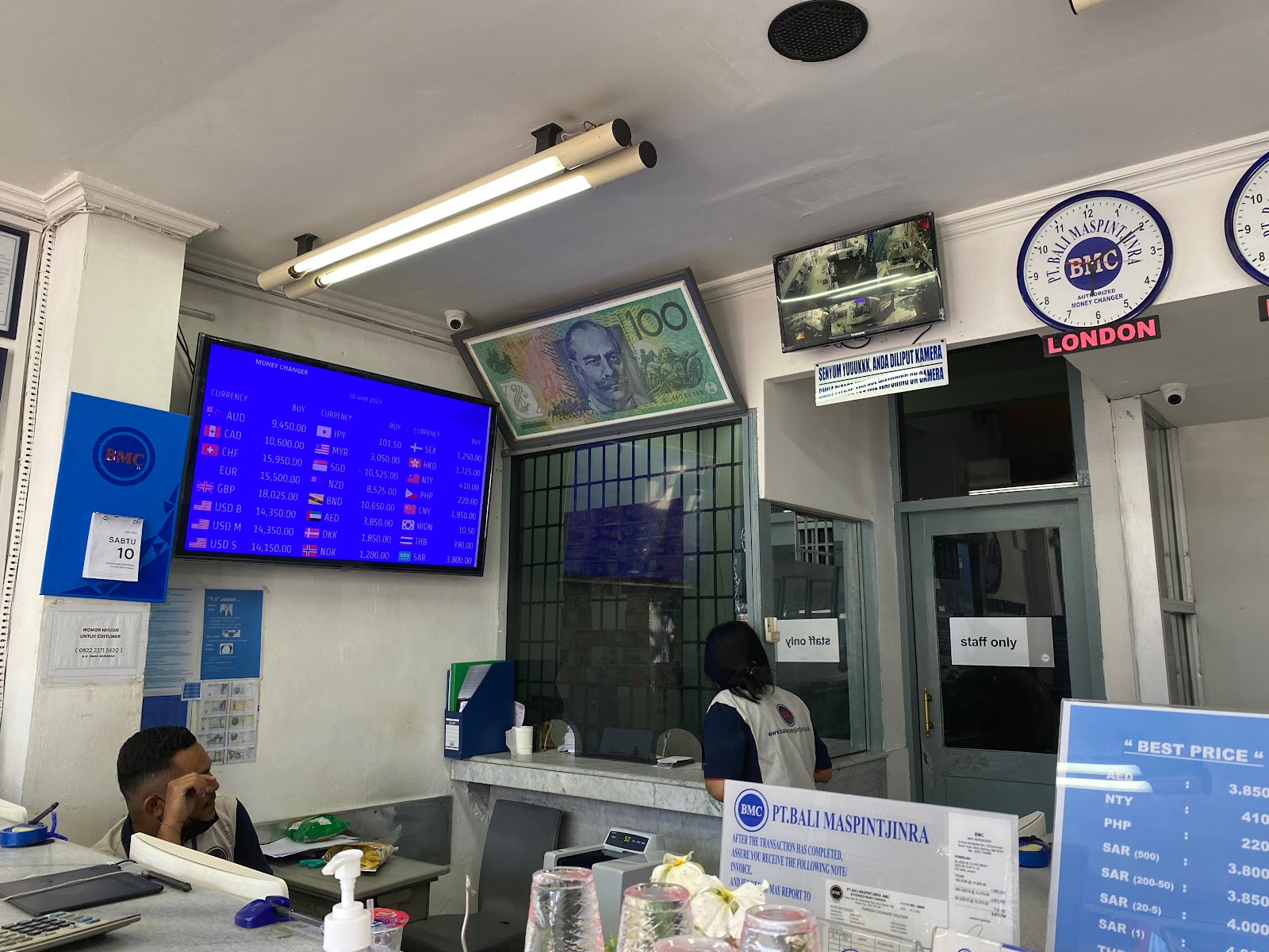 BMC Seminyak Currency Exchange