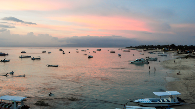 The island of Nusa Lembongan