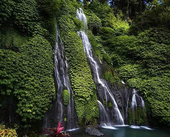 Bali Farm House Park and Waterfalls in Northern Bali