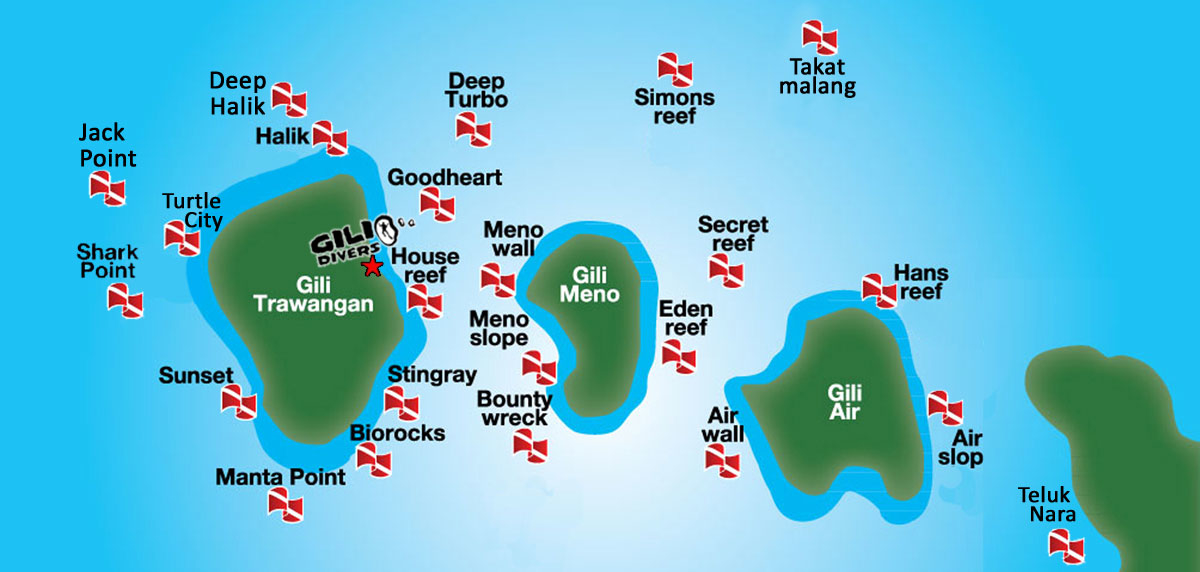 Best Scuba Diving Sites in the Tri Gili Islands